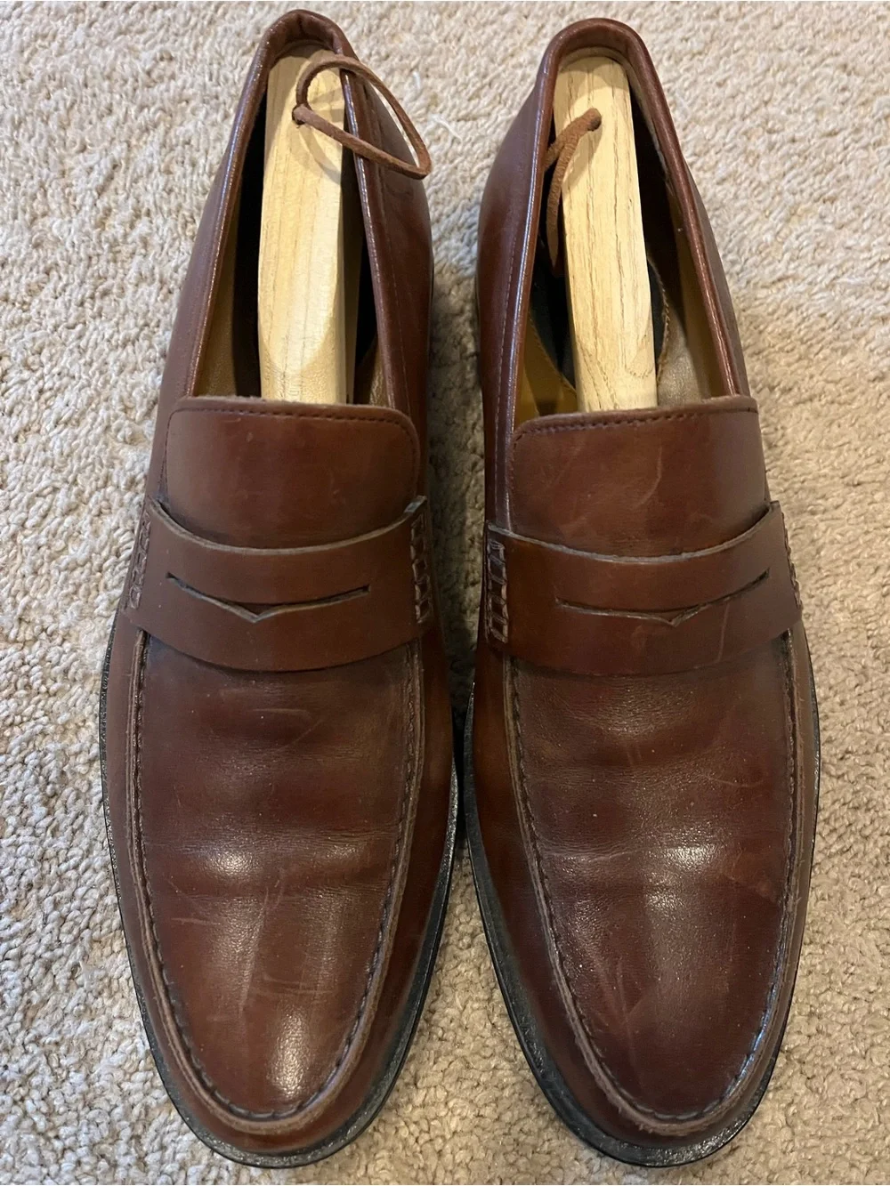 Men's Leather Penny Loafers
